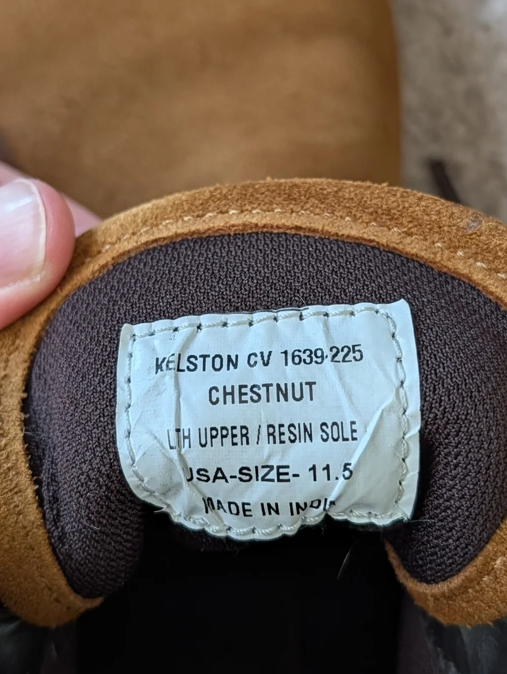 Crevo Mens Chestnut Brown Leather Kelston Zip Up Chukka Ankle Boots Size 11.5